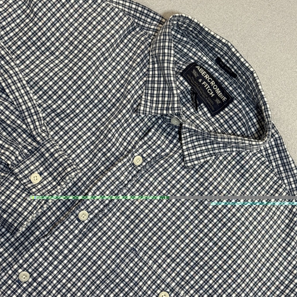 Vintage Abercrombie & Fitch The Big Shirt Flannel Button Up Men's XL Plaid